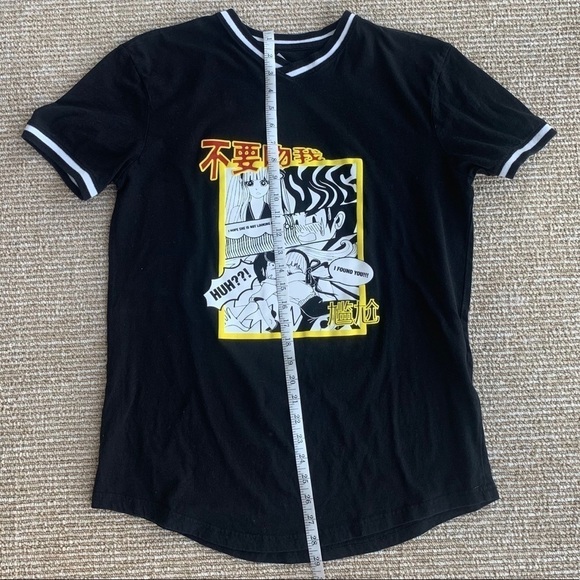 Original Gravity Anime Black Graphic T-Shirt Sz L - Picture 2 of 7